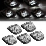 2005 Ford F450 Super Duty Clear White LED Cab Lights