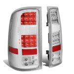 GMC Sierra 2500HD 2007-2014 Clear LED Tail Lights