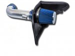 2010 Chevy Camaro SS V8 Cold Air Intake with Heat Shield and Blue Filter