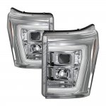 2013 Ford F550 Super Duty DRL Tube Projector Headlights