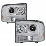 2003 Ford Excursion Tube DRL Projector Headlights