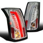 2007 Cadillac CTS Clear Tube LED Tail Lights