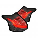 2013 Ford Focus Hatchback Smoked LED Tail Lights