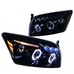 Dodge Caliber 2007-2012 Glossy Black Projector Headlights