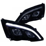 2010 Honda CRV Smoked LED DRL Projector Headlights