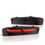 Chevy Camaro 2016-2018 Tinted LED Tail Lights Sequential Turn Signals