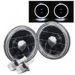 1966 Chevy Chevelle Black Halo LED Headlights Conversion Kit Low Beams