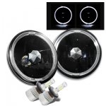 1982 Ford Courier Black Halo LED Headlights Conversion Kit
