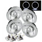 1966 Buick Special White Halo LED Headlights Conversion Kit