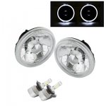 Chevy Caprice 1966-1976 White Halo LED Headlights Conversion Kit Low Beams