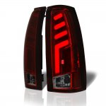 Chevy 3500 Pickup 1988-1998 Tinted Tube LED Tail Lights
