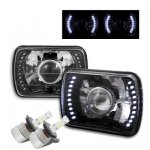 1979 Chevy Monte Carlo LED Black Chrome LED Projector Headlights Kit