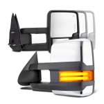 Chevy Tahoe 1995-1999 Chrome Towing Mirrors LED Running Lights Power