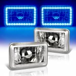 1991 Ford Country Squire Blue LED Halo Sealed Beam Headlight Conversion