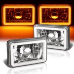 1980 Ford Mustang Amber Halo Tube Sealed Beam Headlight Conversion