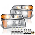 2007 Chevy Colorado LED Headlight Bulbs Set Complete Kit