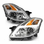 2009 Nissan Altima Coupe LED DRL Projector Headlights