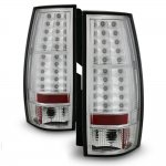2012 GMC Yukon XL Denali Chrome LED Tail Lights