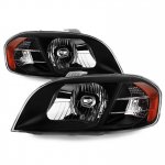 Chevy Aveo Sedan 2007-2011 Black Euro Headlights