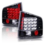 2004 Chevy S10 Black LED Tail Lights