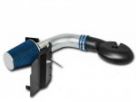 1998 Dodge Dakota V8 Cold Air Intake with Heat Shield and Blue Filter