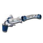 Ford Mustang V6 1999-2004 Polished Cold Air Intake with Blue Air Filter