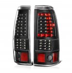 2000 GMC Sierra 2500 Black Full LED Tail Lights C-DRL