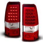 2003 Chevy Silverado 2500HD LED Tail Lights Red and Clear