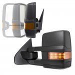 Chevy Avalanche 2007-2013 Power Folding Tow Mirrors LED Lights