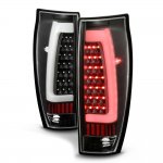 2003 Chevy Avalanche Black LED Tail Lights Tube