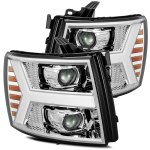 2009 Chevy Silverado 3500HD Projector Headlights LED DRL Dynamic Signal Activation
