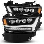 2023 Dodge Ram 1500 Black LED Quad Projector Headlights DRL Dynamic Signal Activation