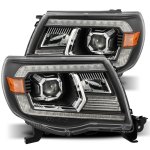2007 Toyota Tacoma Black LED Projector Headlights DRL Signal Activation