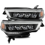 Toyota 4Runner 2014-2022 Black LED Quad Projector Headlights DRL Dynamic Signal Activation