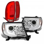 2007 Toyota Tacoma DRL Projector Headlights LED Tail Lights