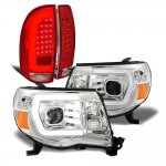 Toyota Tacoma 2005-2011 LED DRL Projector Headlights Tail Lights