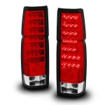 1989 Nissan Hardbody LED Tail Lights Red and Clear