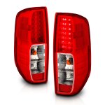 2013 Nissan Frontier LED Tail Lights Red and Clear