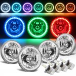 Plymouth Satellite 1967-1974 Color Halo LED Headlights Kit Remote