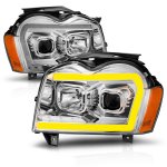 Jeep Grand Cherokee 2005-2007 Projector Headlights LED DRL Switchback Signals