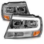 2003 Jeep Grand Cherokee Headlights LED DRL