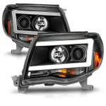 2009 Toyota Tacoma Black Projector Headlights LED DRL