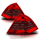2000 Mercedes Benz C Class Smoked LED Tail Lights