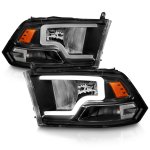 Dodge Ram 2500 2010-2018 Black DRL Headlights