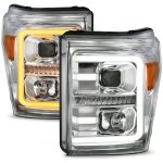 2014 Ford F550 Super Duty Projector Headlights LED DRL