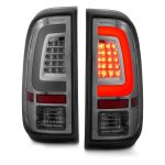 2010 Ford F350 Super Duty Smoked Tube LED Tail Lights