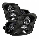 2007 Cadillac CTS Black Projector Headlights