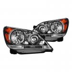 2010 Honda Odyssey Black Headlights