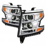 2019 Chevy Suburban Projector Headlights LED DRL