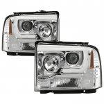 Ford F450 Super Duty 2005-2007 Low Beam LED Projector Headlights DRL